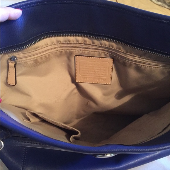 COPY - Coach Tote- royal blue 12x16 - Picture 7 of 8